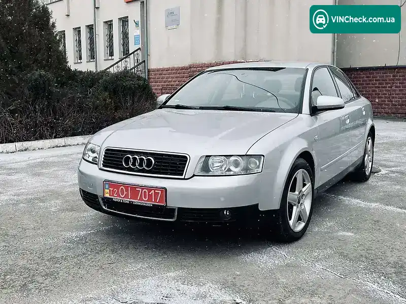Audi A4 2003, фото з оголошення 2 з 20, VIN WAUZZZ8E93A365225