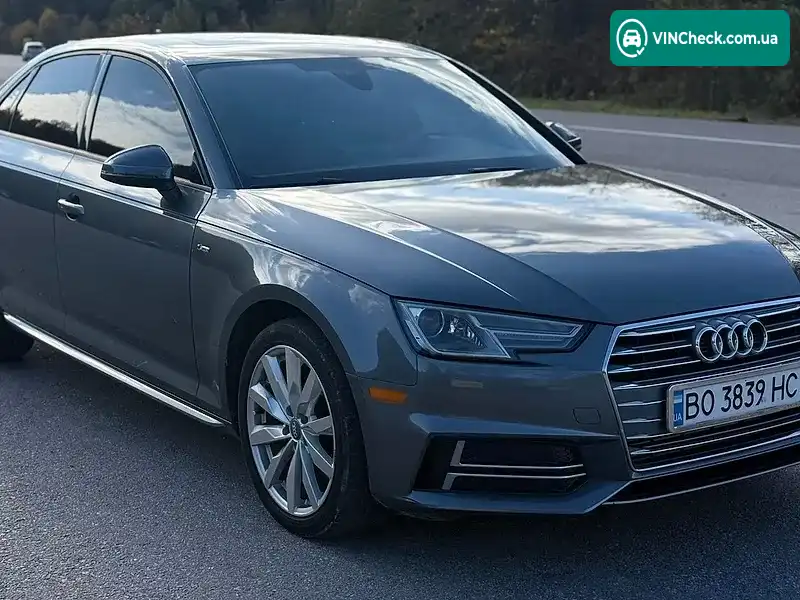 Audi A4 2018, фото з оголошення 2 з 20, VIN WAUKMAF4XJA223989