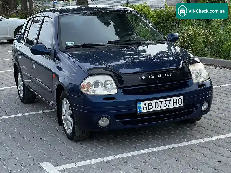 Renault Clio 2001, фото з оголошення 2 з 20, VIN VF1LB0K0524752152