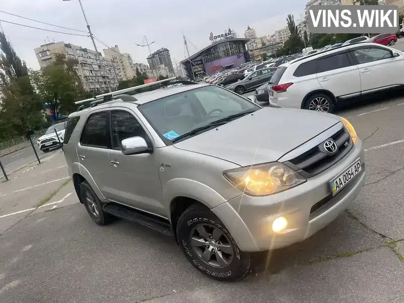 Toyota Fortuner 2006, фото з оголошення 1 з 10, VIN MR1YU59G500005650