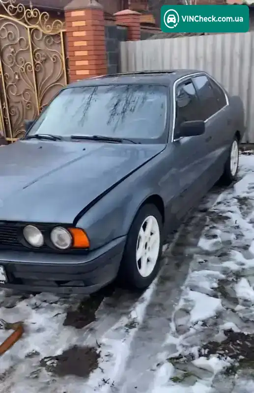 BMW 5 Series 1988, фото з оголошення 2 з 6, VIN WBAHB110103607263