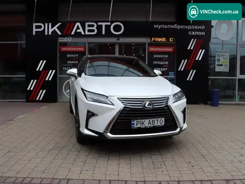 Lexus RX 2018, фото з оголошення 1 з 21, VIN JTJBAMCA702047738