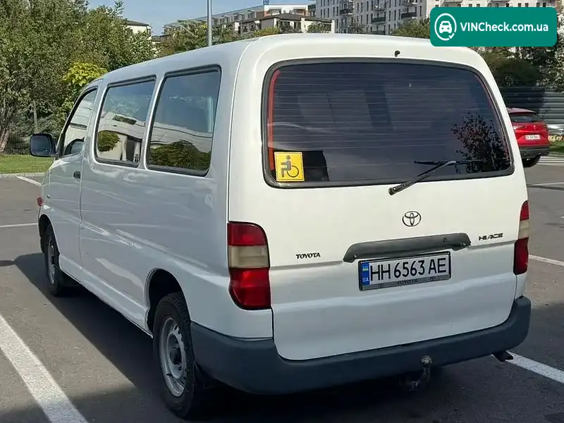 Toyota Hiace 2003, фото з оголошення 2 з 20, VIN JT121JK1100013306