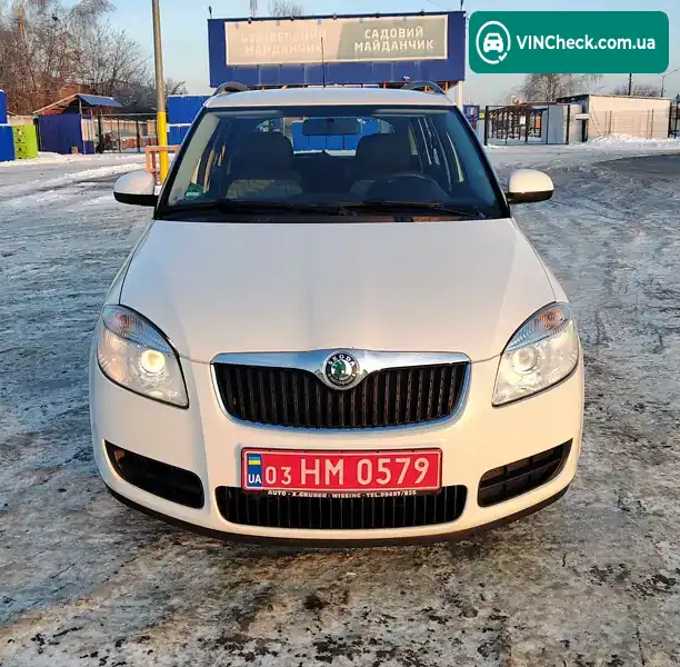 Skoda Fabia 2009, фото з оголошення 2 з 20, VIN TMBGC25J083208845