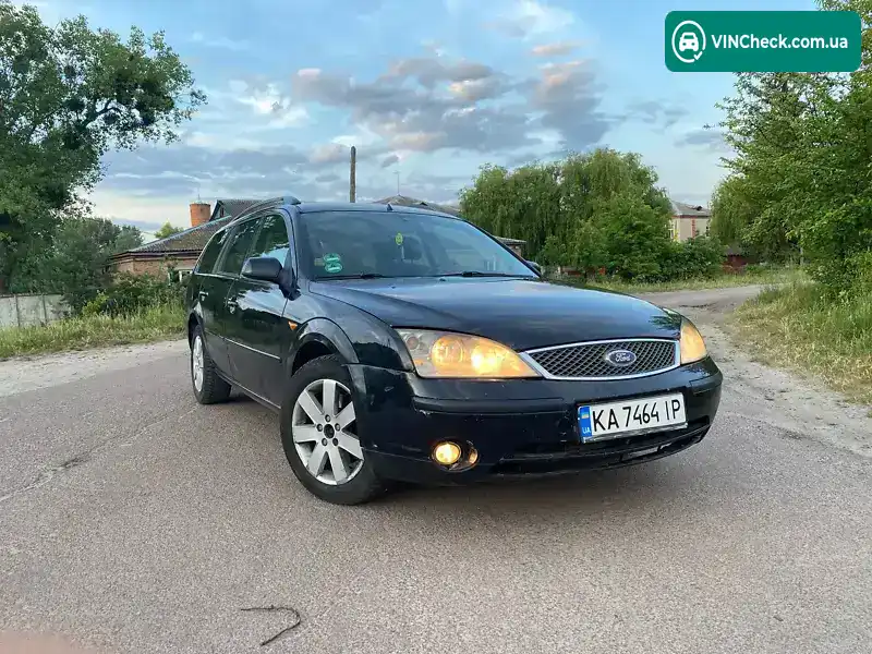 Ford Mondeo 2003, фото з оголошення 1 з 10, VIN WF0WXXGBBW3K07537