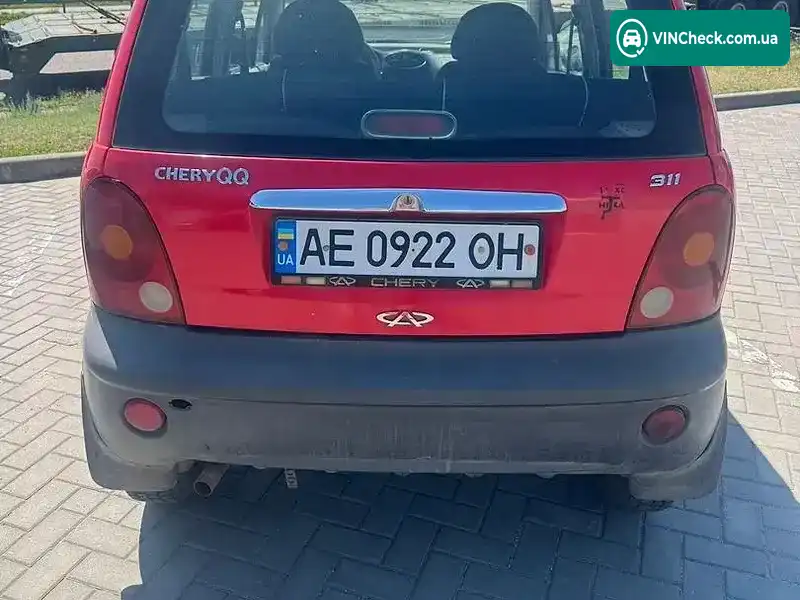 Chery QQ 2008, фото з оголошення 2 з 6, VIN Y6DDB12A48D130798