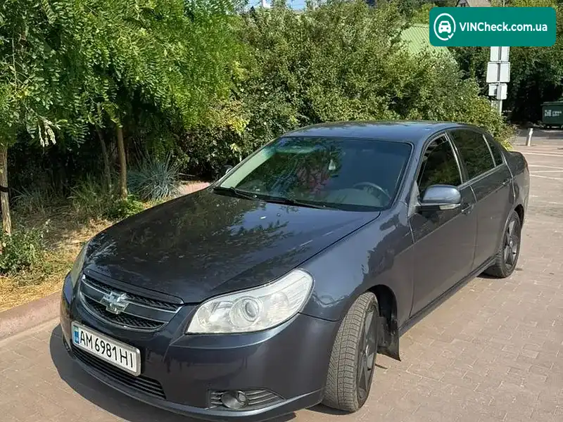 Chevrolet Epica 2008, фото з оголошення 1 з 7, VIN KL1LF69KE8B129084