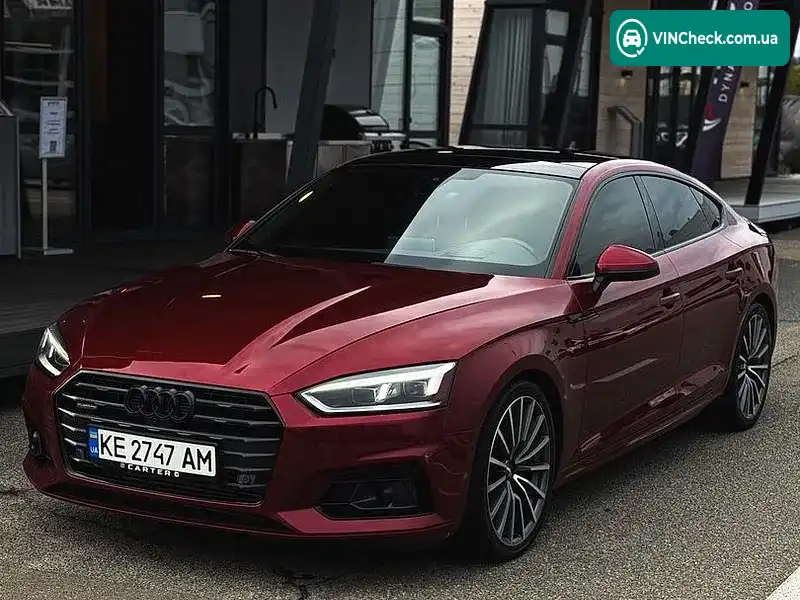 Audi A5 2018, фото з оголошення 2 з 19, VIN WAUCNCF52KA016861