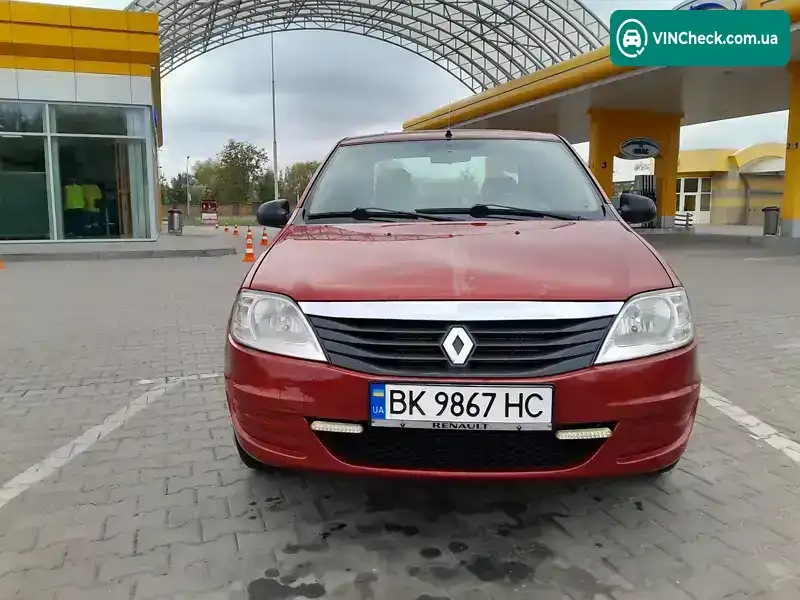 Renault Logan 2009, фото з оголошення 1 з 11, VIN VF1LSRAAH42367144