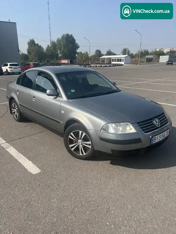 Volkswagen Passat 2002, фото з оголошення 1 з 20, VIN WVWZZZ3BZ3P282272