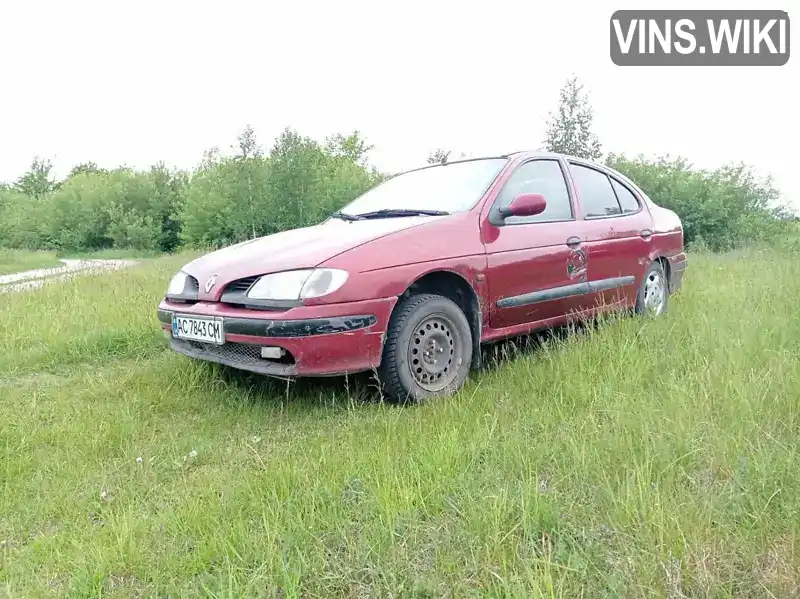 Renault Megane 1998, фото з оголошення 1 з 10, VIN VF1LA0LLG19185045
