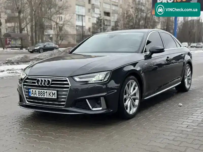 Audi A4 2019, фото з оголошення 2 з 20, VIN WAUENAF41KN012250