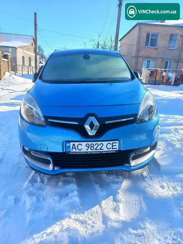 Renault Scenic 2014, фото з оголошення 1 з 10, VIN VF1JZS0AE51554812