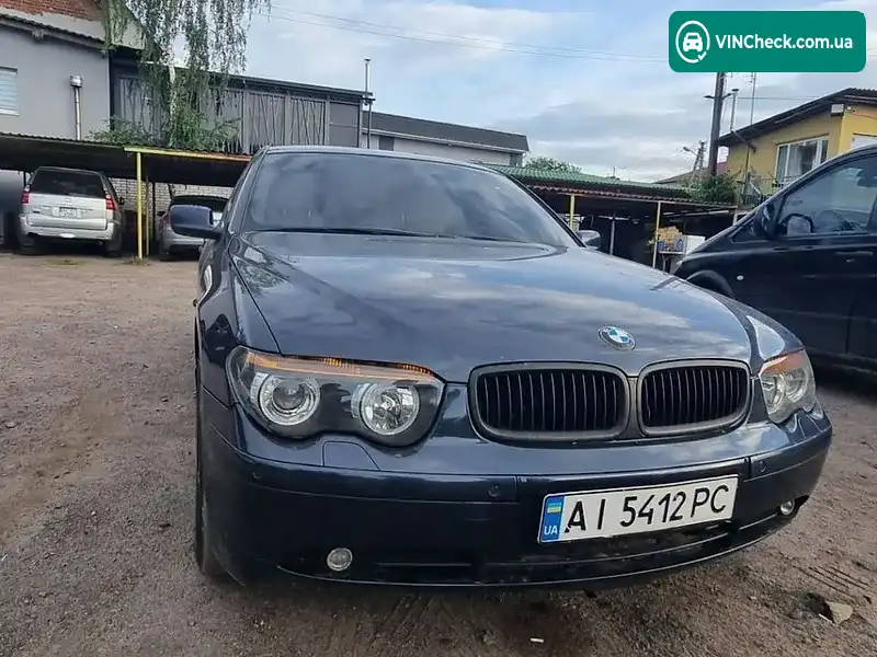 BMW 7 Series 2002, фото з оголошення 1 з 9, VIN WBAGL410X0DL94303