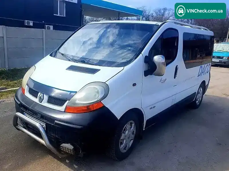 Renault Trafic 2002, фото з оголошення 1 з 7, VIN VF1FLABA52V121545