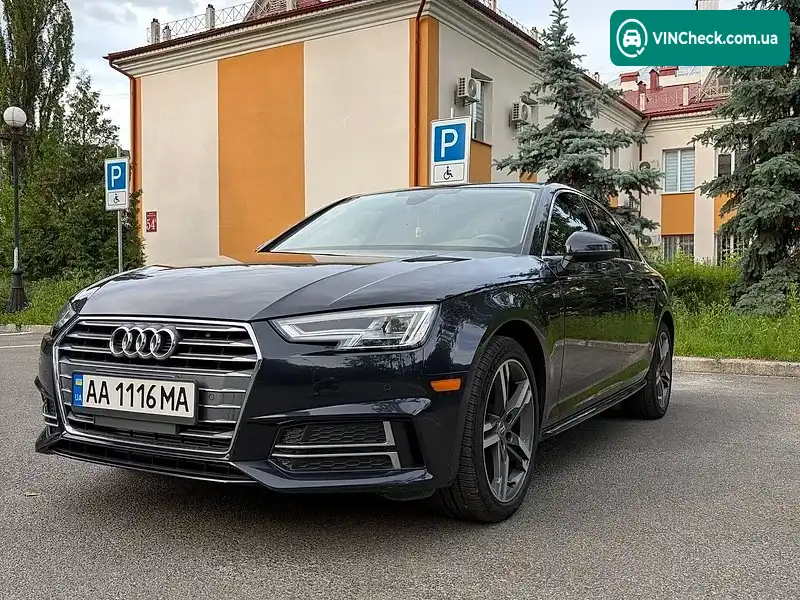 Audi A4 2017, фото з оголошення 2 з 20, VIN WAULMAF44JA098248