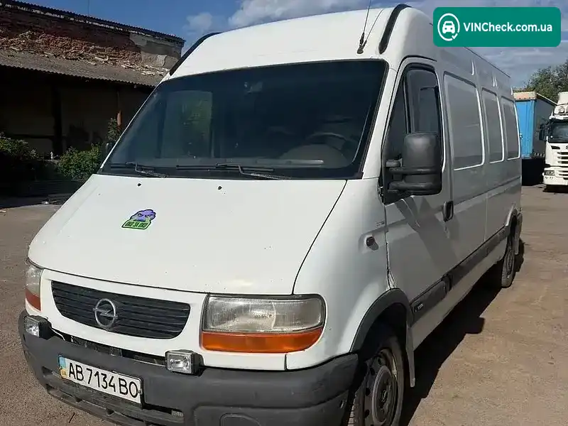 Opel Movano 2001, фото з оголошення 1 з 12, VIN VN1F9CCL524277334