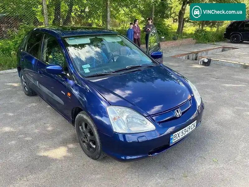 Honda Civic 2001, фото з оголошення 2 з 20, VIN SHHEU87701U004603