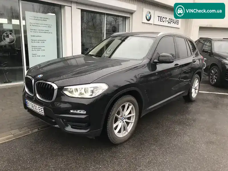 BMW X3 2018, фото з оголошення 1 з 21, VIN WBATR3100JLA50982