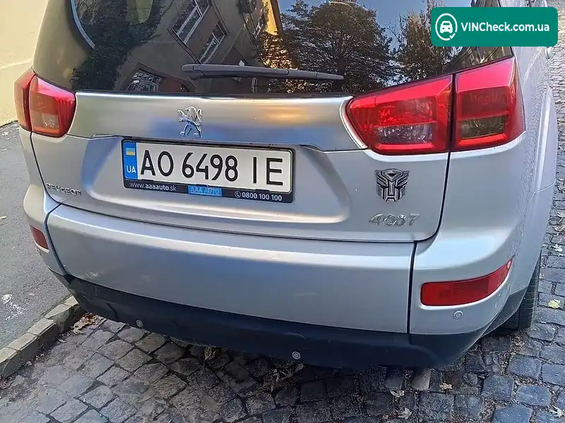 Peugeot 4007 2007, фото з оголошення 2 з 7, VIN VF3VV4HNH8U905537