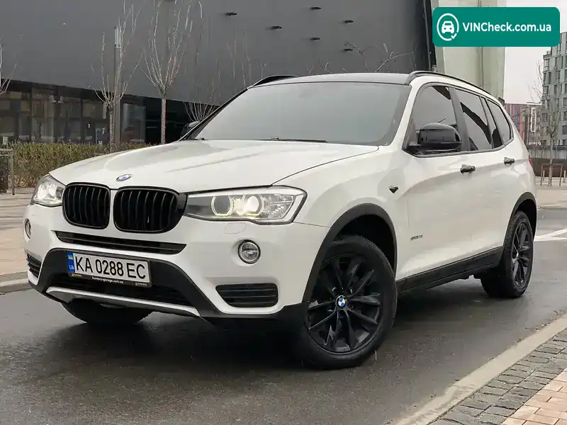BMW X3 2017, фото з оголошення 1 з 20, VIN 5UXWZ7C35H0X40684