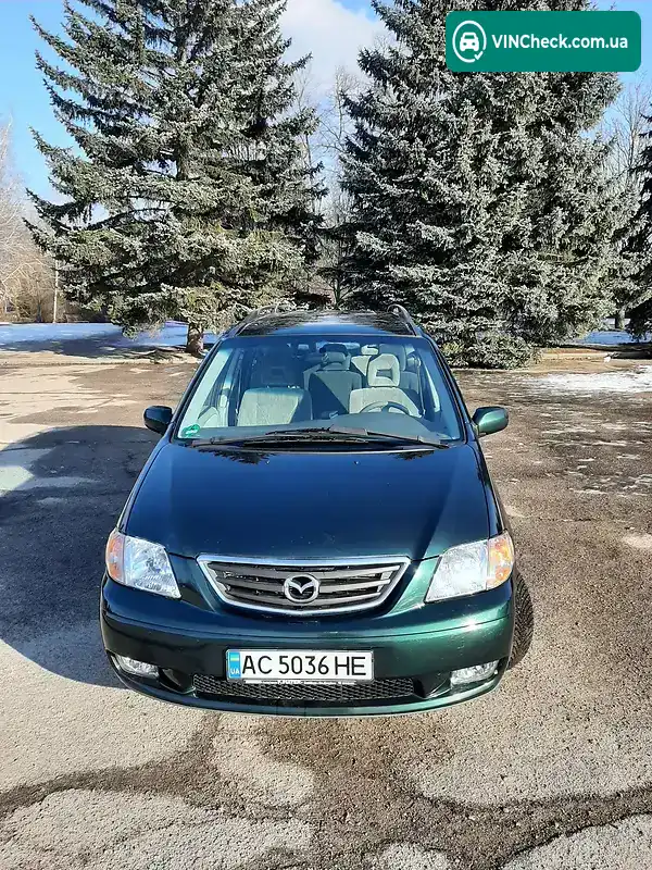 Mazda MPV 2001, фото з оголошення 2 з 20, VIN JMZLW19F220111314