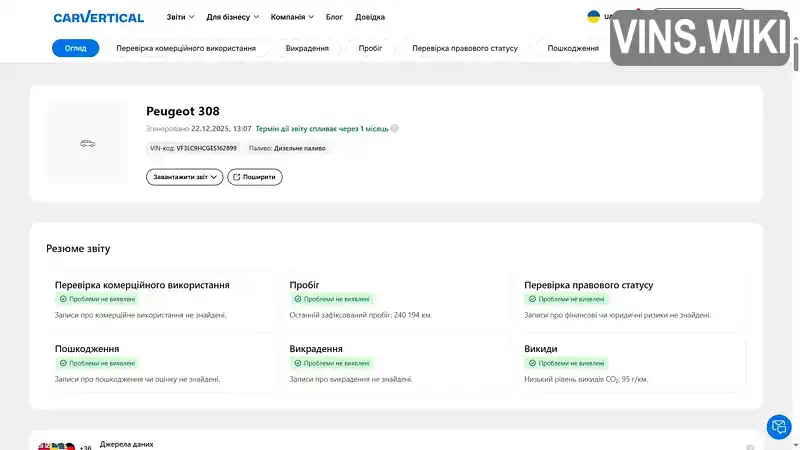 Peugeot 308 2014, фото з оголошення 2 з 21, VIN VF3LC9HCGES162899