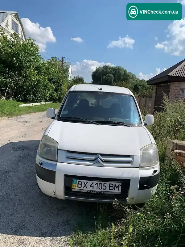 Citroen Berlingo 2008, фото з оголошення 2 з 11, VIN VF7GJKFWC8J094506