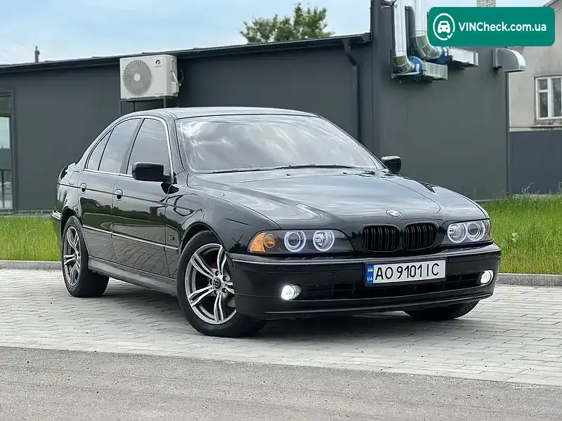 BMW 5 Series 2001, фото з оголошення 1 з 20, VIN WBADL01090GY08875