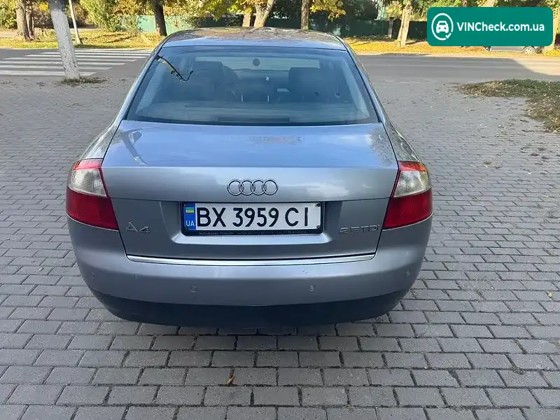 Audi A4 2002, фото з оголошення 1 з 20, VIN WAUZZZ8E73A111898