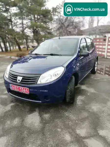 Dacia Sandero 2009, фото з оголошення 1 з 20, VIN UU1BSD4EH41260843