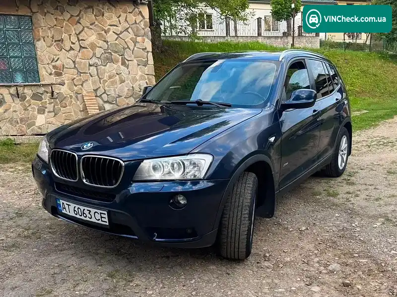 BMW X3 2011, фото з оголошення 2 з 19, VIN 5UXWX5C52BL703755