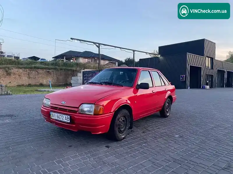 Ford Escort 1987, фото з оголошення 2 з 11, VIN WF0AXXGCAAHJ38583