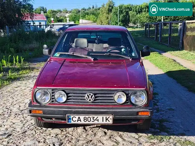 Volkswagen Golf 1988, фото з оголошення 1 з 6, VIN WVWZZZ1GZKW032567