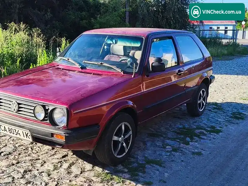 Volkswagen Golf 1988, фото з оголошення 2 з 6, VIN WVWZZZ1GZKW032567