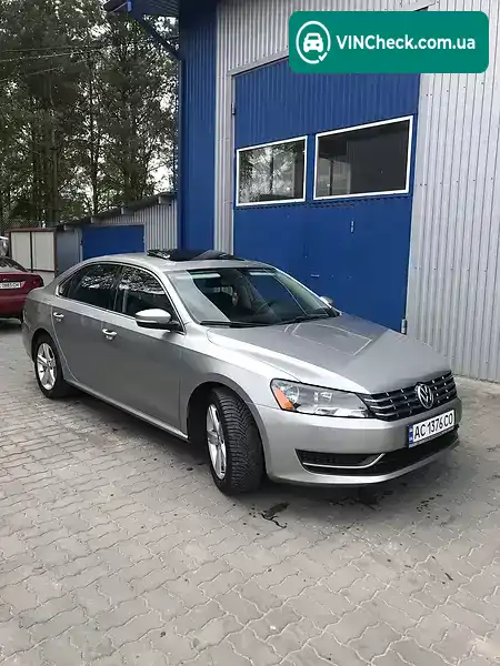 Volkswagen Passat 2012, фото з оголошення 1 з 20, VIN 1VWBN7A33CC102906