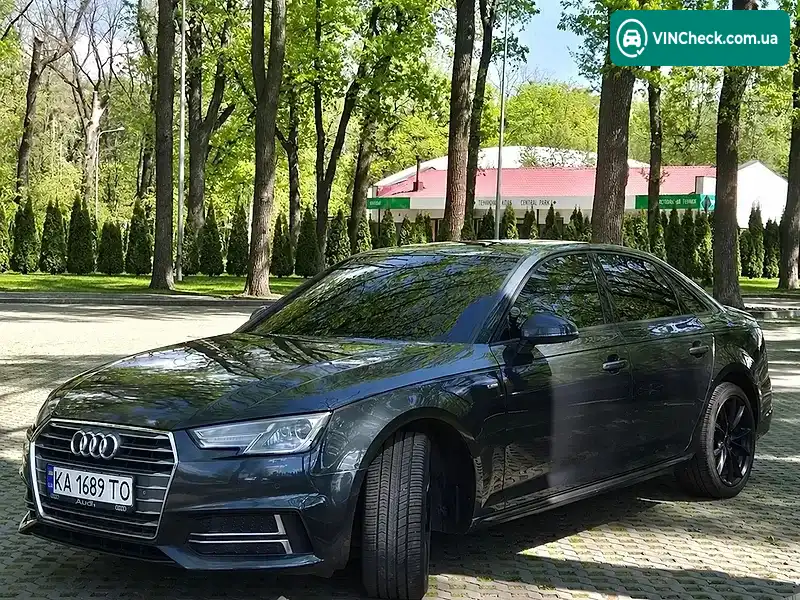 Audi A4 2017, фото з оголошення 2 з 15, VIN WAUKMAF40JA045848