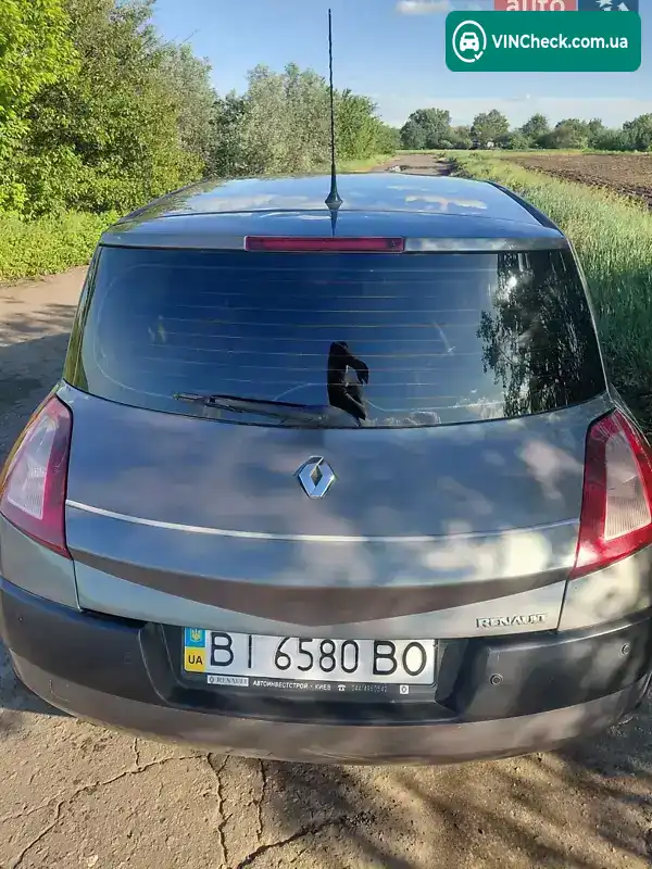 Renault Megane 2003, фото з оголошення 1 з 7, VIN VF1BM1B0H29587910