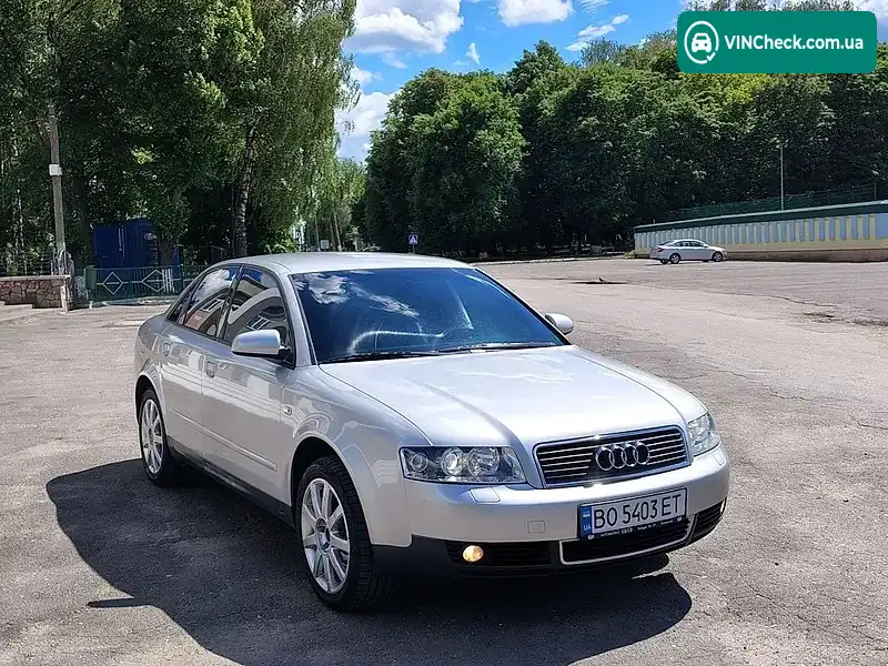 Audi A4 2002, фото з оголошення 2 з 20, VIN WAUZZZ8E93A159600
