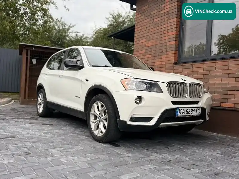 BMW X3 2013, фото з оголошення 1 з 6, VIN 5UXWX7C5XE0E77212