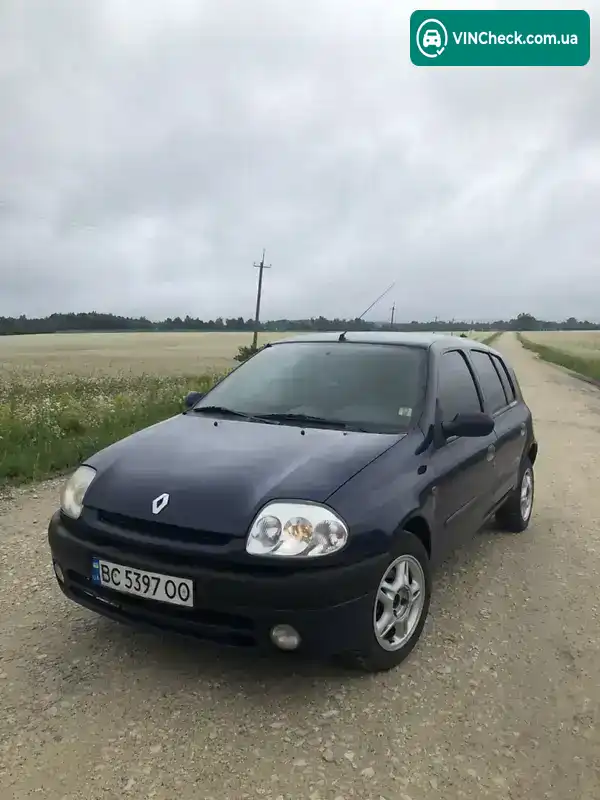 Renault Clio 2001, фото з оголошення 1 з 13, VIN VF1BB050F24325170