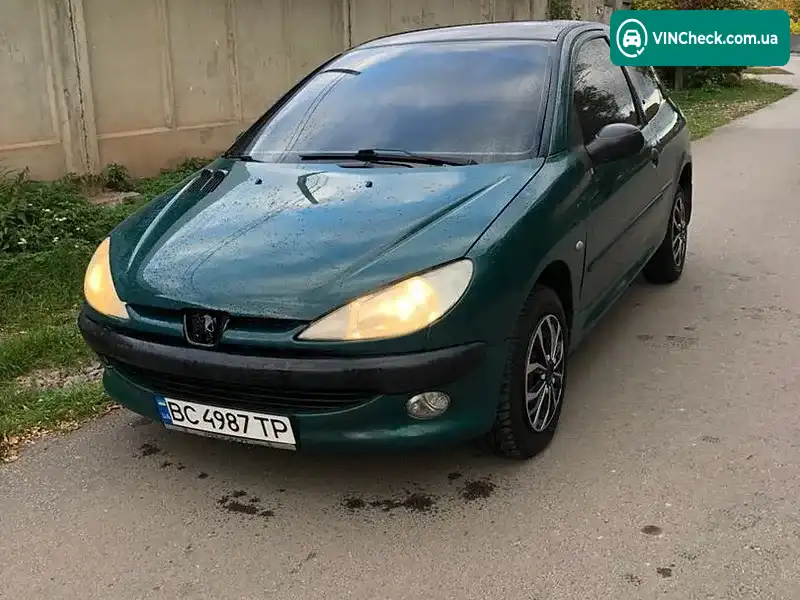 Peugeot 206 2000, фото з оголошення 1 з 12, VIN VF32CKFWF41237981