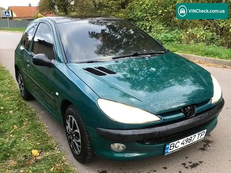 Peugeot 206 2000, фото з оголошення 2 з 12, VIN VF32CKFWF41237981