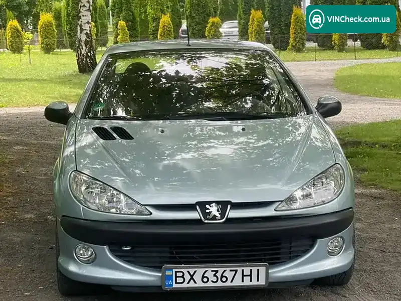 Peugeot 206 2003, фото з оголошення 2 з 21, VIN VF32DNFUF42865024