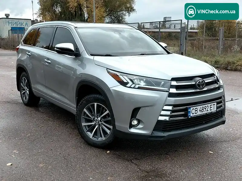 Toyota Highlander 2018, фото з оголошення 2 з 20, VIN 5TDJZRFH5JS542074