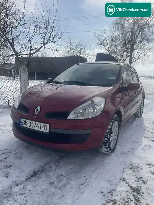 Renault Clio 2008, фото з оголошення 1 з 11, VIN VF1BR1F0540831546