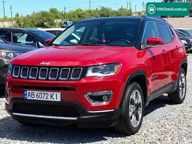Jeep Compass 2018, фото з оголошення 1 з 20, VIN 3C4NJDCB0KT639797