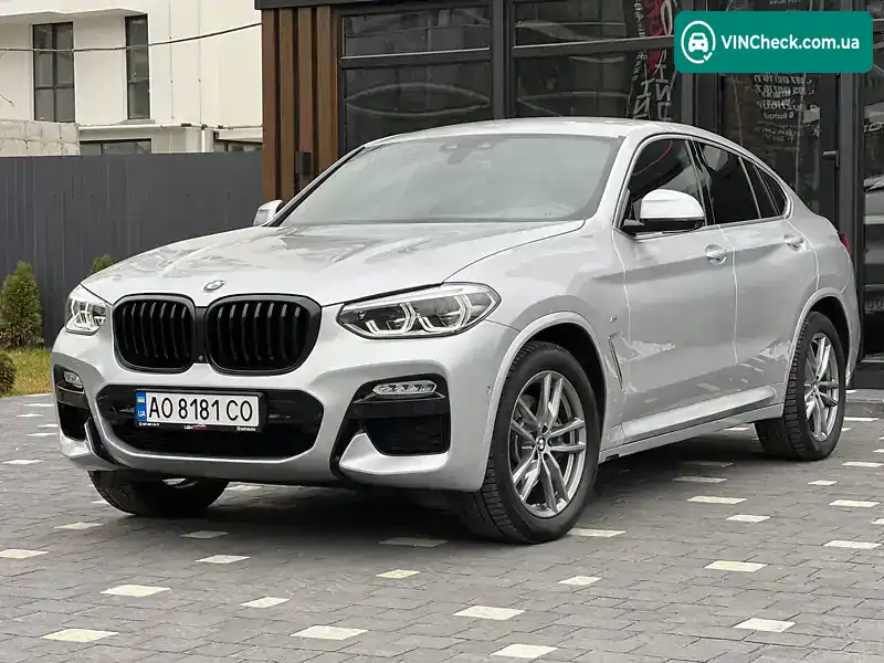 BMW X4 2019, фото з оголошення 2 з 21, VIN WBAVJ51080LP62762