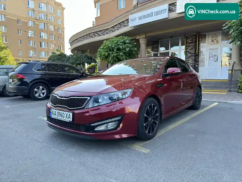 Kia Optima 2012, фото з оголошення 1 з 20, VIN KNAGN412BC5240623