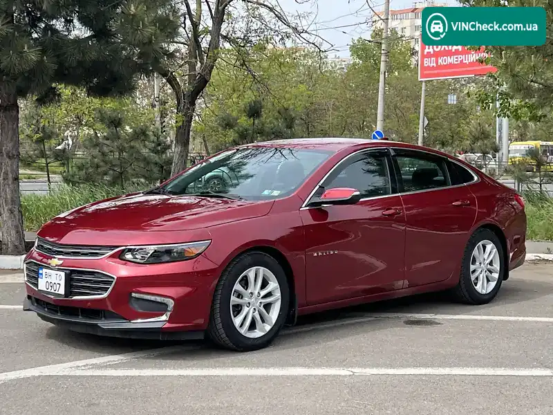 Chevrolet Malibu 2016, фото з оголошення 2 з 20, VIN 1G1ZJ5SU8HF149405